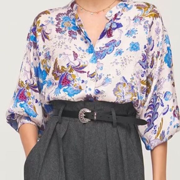 Isabel Marant Temoia Shell Buckle Leather Belt size 75/30” - Picture 2 of 11